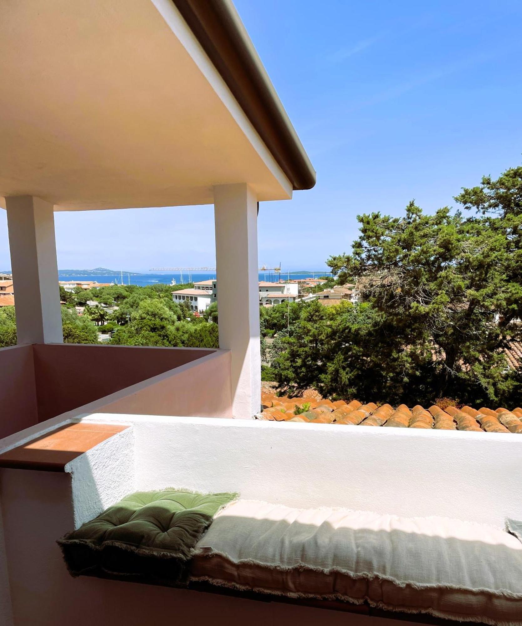 Splendida Vista Mare Zona Centrale Porto Rotondo Posto Auto Privato Exterior foto