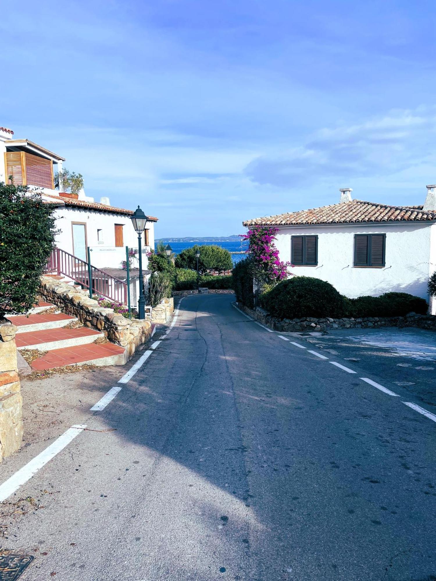 Splendida Vista Mare Zona Centrale Porto Rotondo Posto Auto Privato Exterior foto
