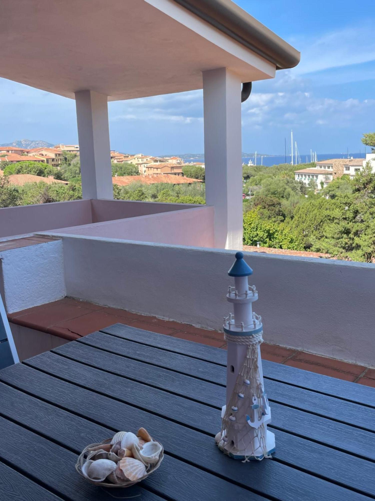 Splendida Vista Mare Zona Centrale Porto Rotondo Posto Auto Privato Exterior foto