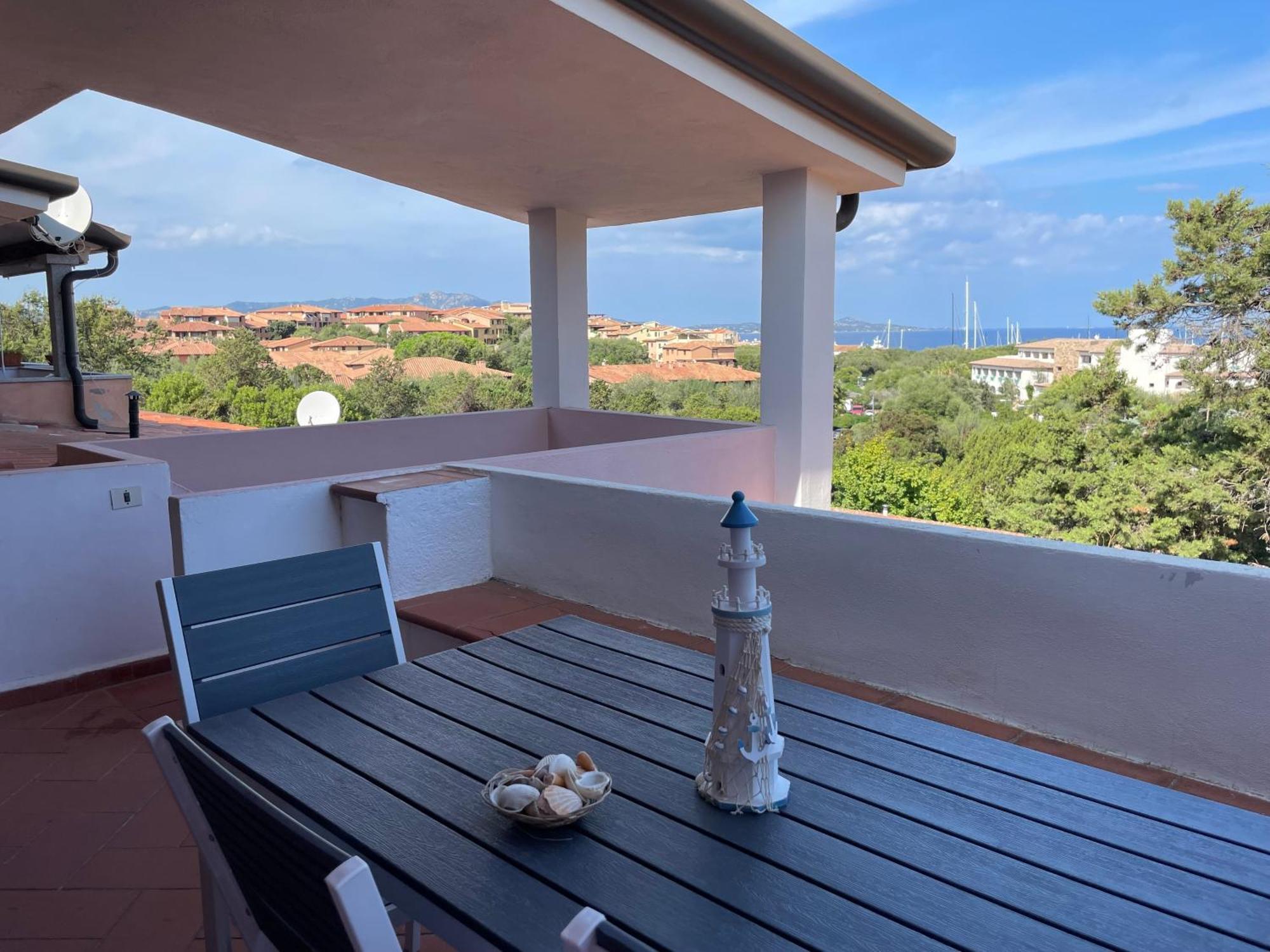 Splendida Vista Mare Zona Centrale Porto Rotondo Posto Auto Privato Exterior foto