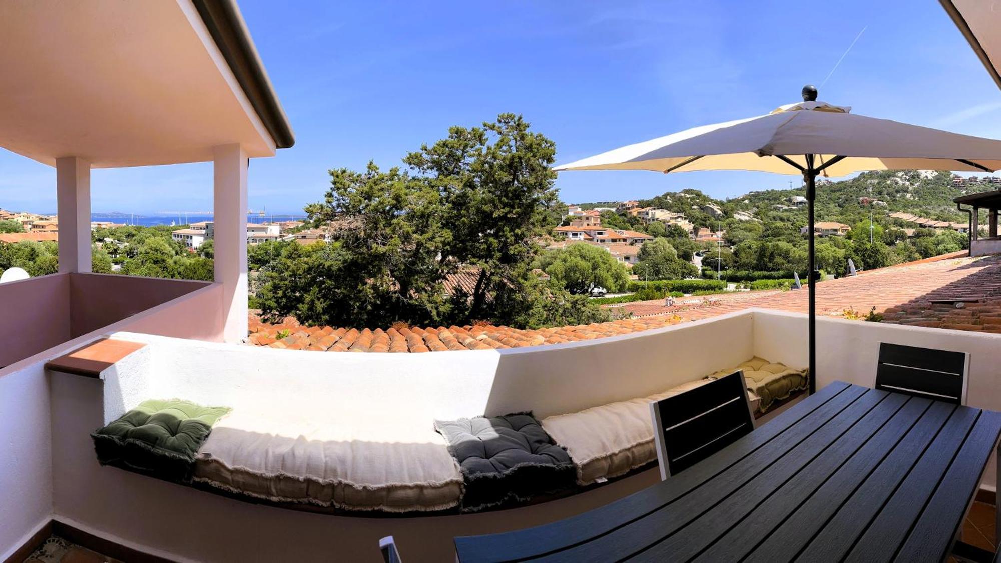 Splendida Vista Mare Zona Centrale Porto Rotondo Posto Auto Privato Exterior foto
